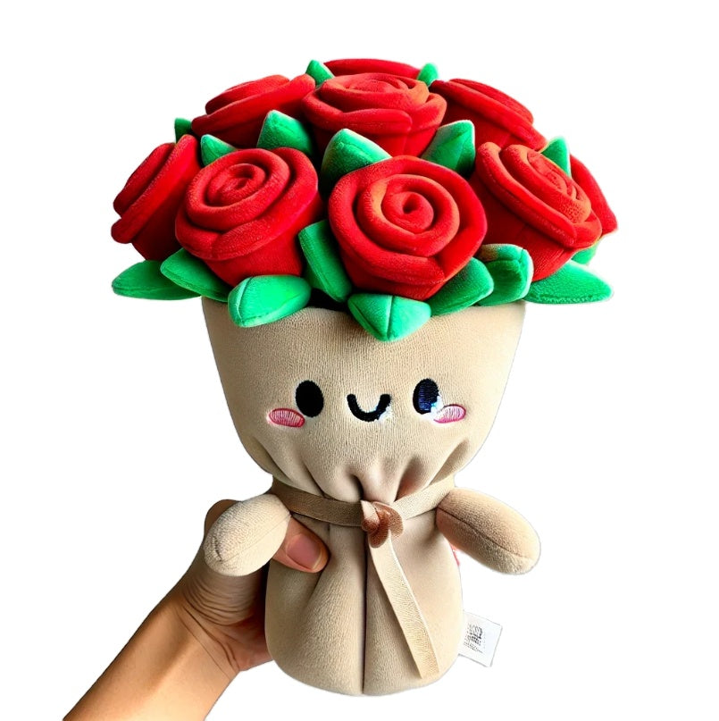 Bouquet de rose en Peluche