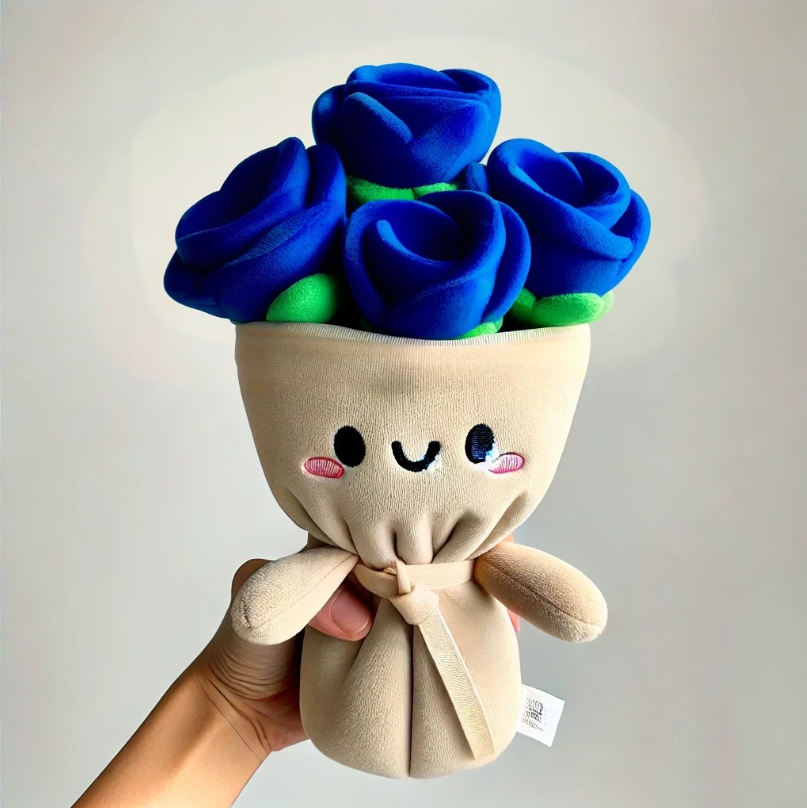 Bouquet de rose en Peluche