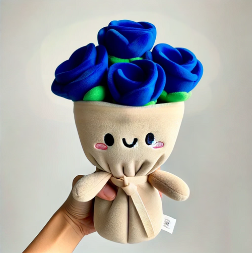 Bouquet de rose en Peluche