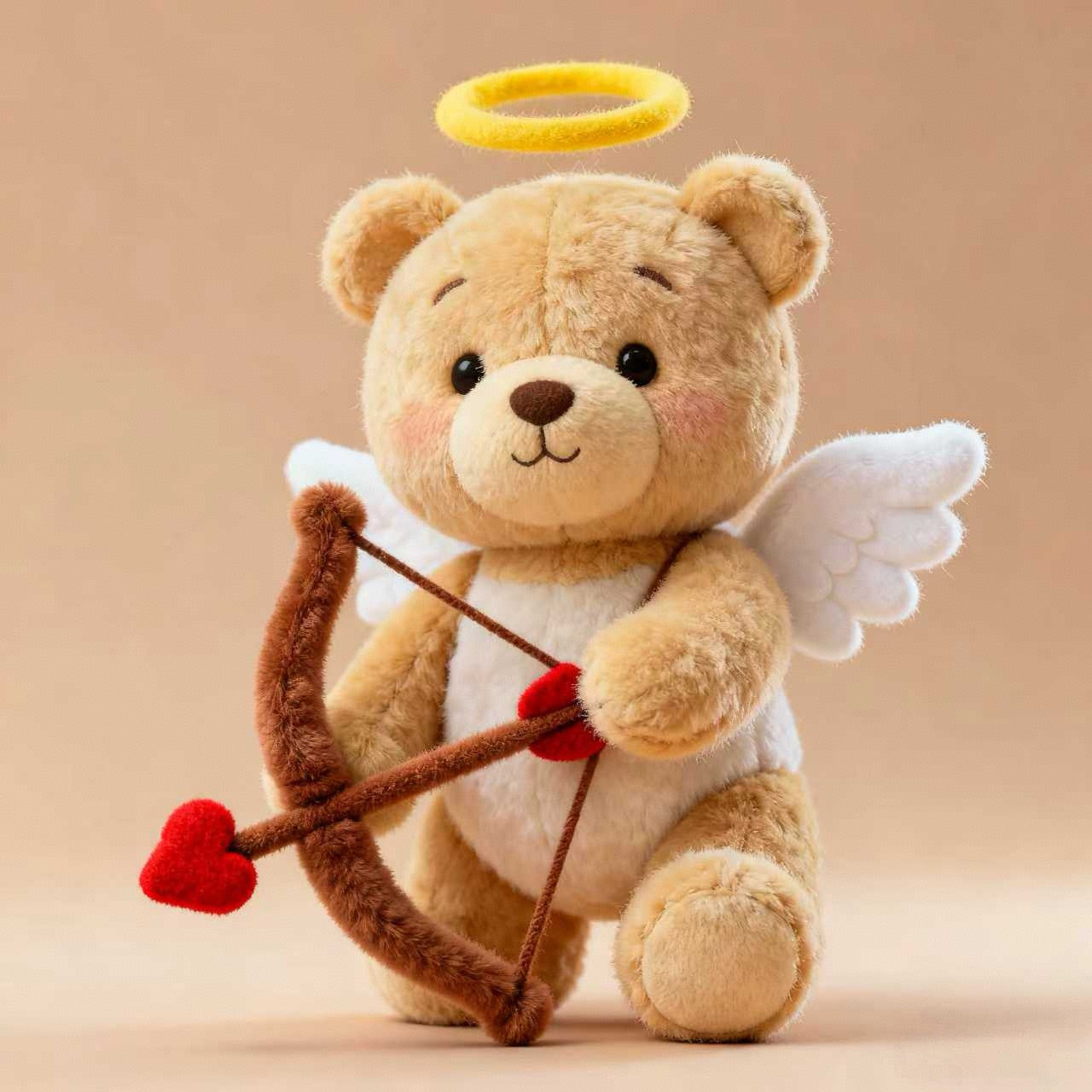 Peluche Ours cupidon St Valentin