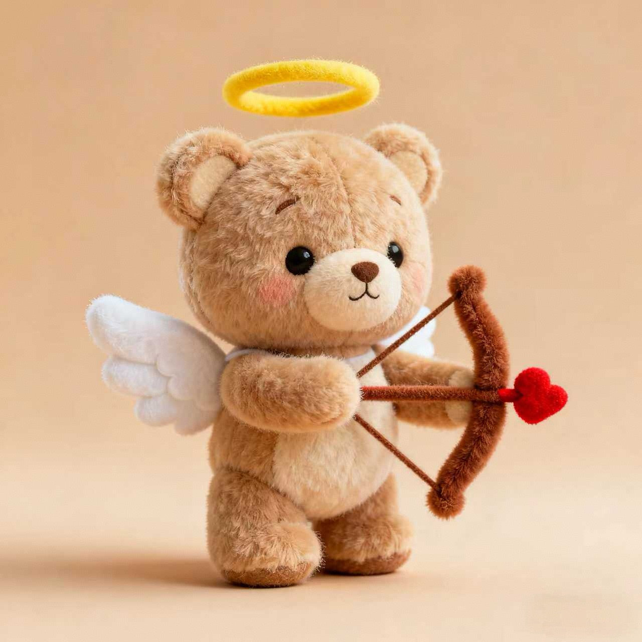 Peluche Ours cupidon St Valentin