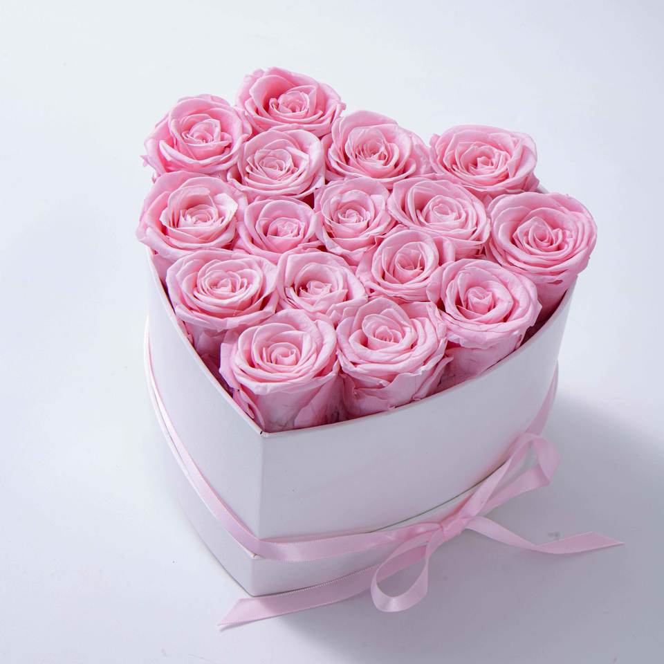 Rose Éternelle en Coffret Cœur – Un Cadeau qui Dure
